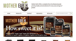 Desktop Screenshot of mother-earthproducts.com